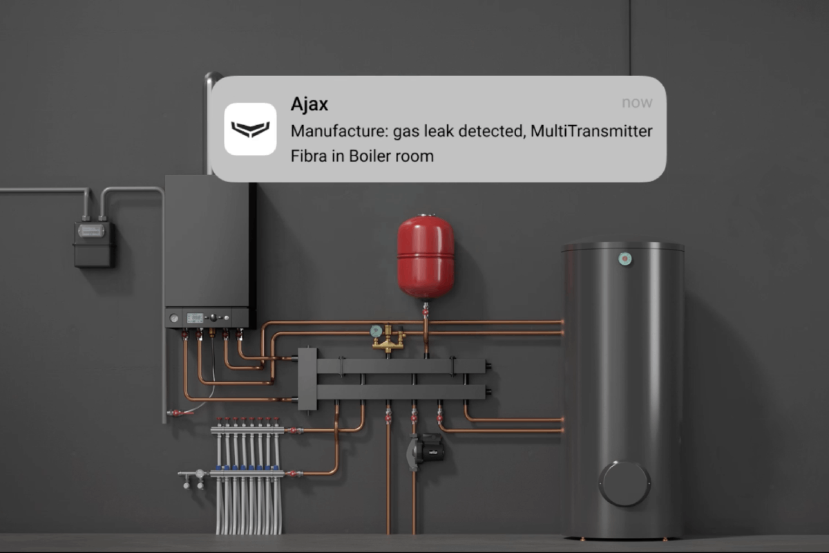 Ajax MultiTransmitter Fibra – Snadná instalace